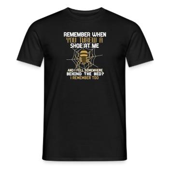 Je me souviens trop - T-shirt homme - noir - Devant - AI Model Male 178 light (178cm)