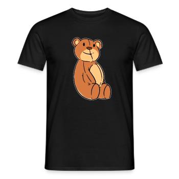 Teddy Bear Love Bear Loving gift - Männer T-Shirt - Schwarz - Vorne - AI Model Male 178 light (178cm)