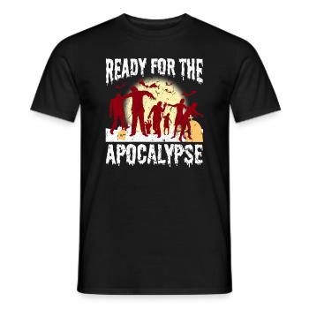 Apocalypse zombie - T-shirt homme - noir - Devant - AI Model Male 178 light (178cm)