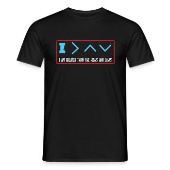 Funny Type 1 Diabetes - Diabetic Gift - Men's T-Shirt - black - Front - AI Model Male 178 light (178cm)