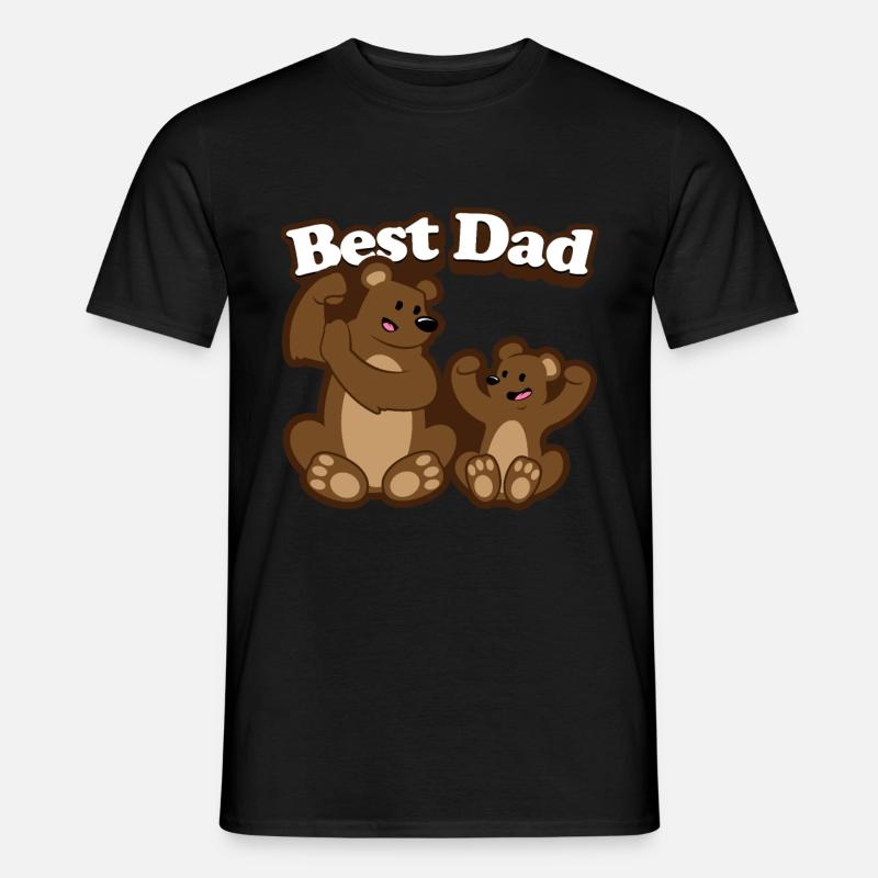 Vater und Sohn - Männer T-Shirt - Schwarz