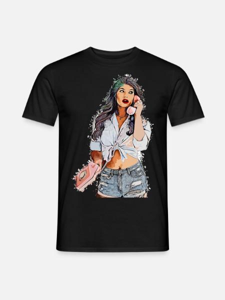 Sexy Frau - Männer T-Shirt - Schwarz