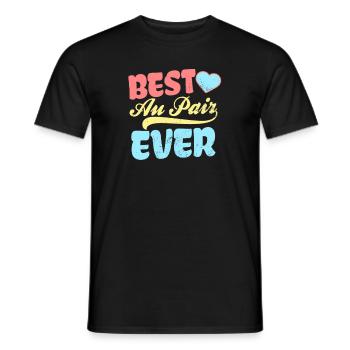Cadeau Au Pair Meilleur Au Pair Jamais - T-shirt homme - noir - Devant - AI Model Male 178 light (178cm)