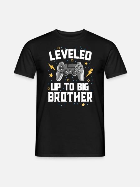 Nivå upp till Big Brother baby tillkännagivande - T-shirt herr - svart