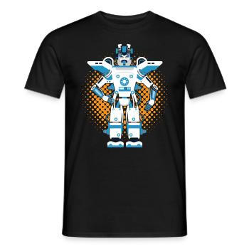 Roboter und Robotik - Männer T-Shirt - Schwarz - Vorne - AI Model Male 178 light (178cm)