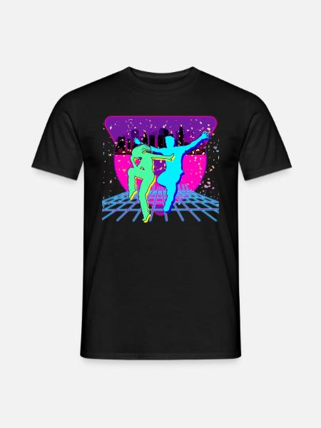 Fête des années 80 - T-shirt homme - noir