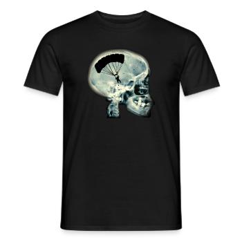 Voler en parapente - T-shirt homme - noir - Devant - AI Model Male 178 light (178cm)