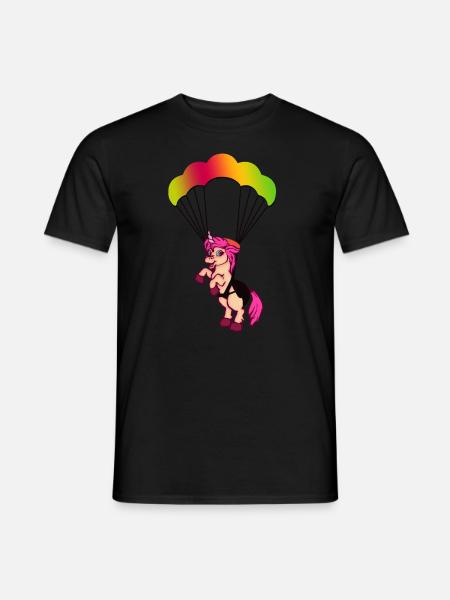 Fly paraglider - Men's T-Shirt - black