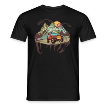 Véhicule tout terrain - T-shirt homme - noir - Devant - AI Model Male 178 light (178cm)