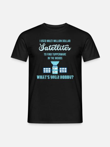 Geocaching - Men's T-Shirt - black