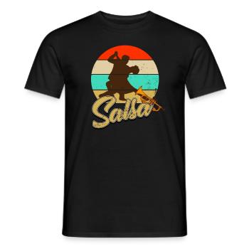 Salsa - Men's T-Shirt - black - Front - AI Model Male 178 light (178cm)