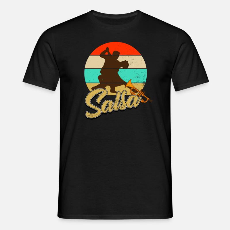 Salsa - Männer T-Shirt - Schwarz