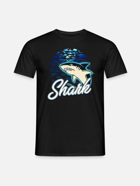 shark - Men's T-Shirt - black