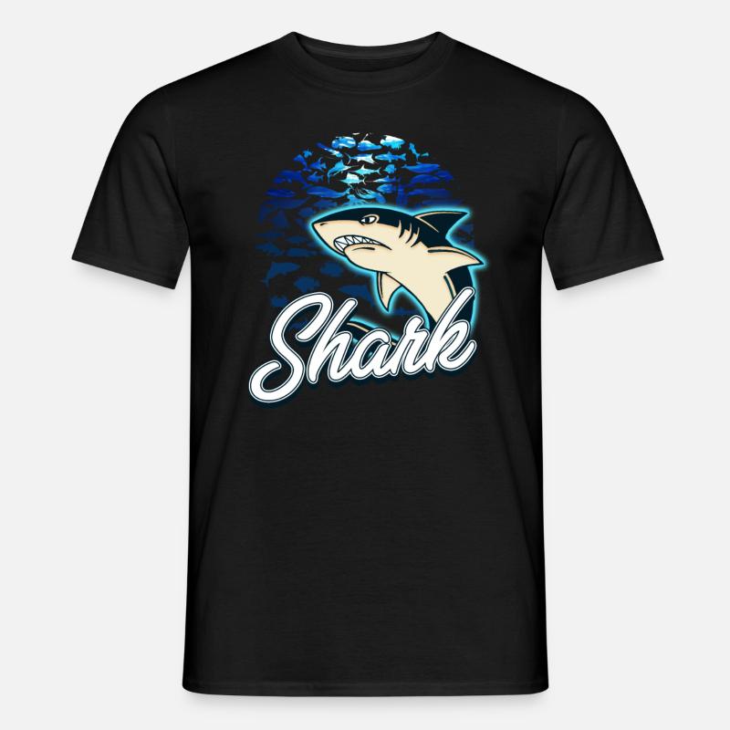 Hai - Männer T-Shirt - Schwarz