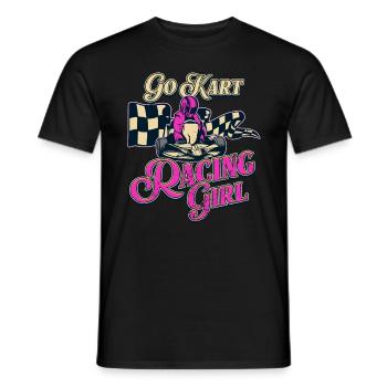 Go Kart - Männer T-Shirt - Schwarz - Vorne - AI Model Male 178 light (178cm)