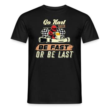 Go Kart - Männer T-Shirt - Schwarz - Vorne - AI Model Male 178 light (178cm)