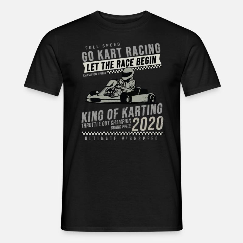 Go Kart - Männer T-Shirt - Schwarz