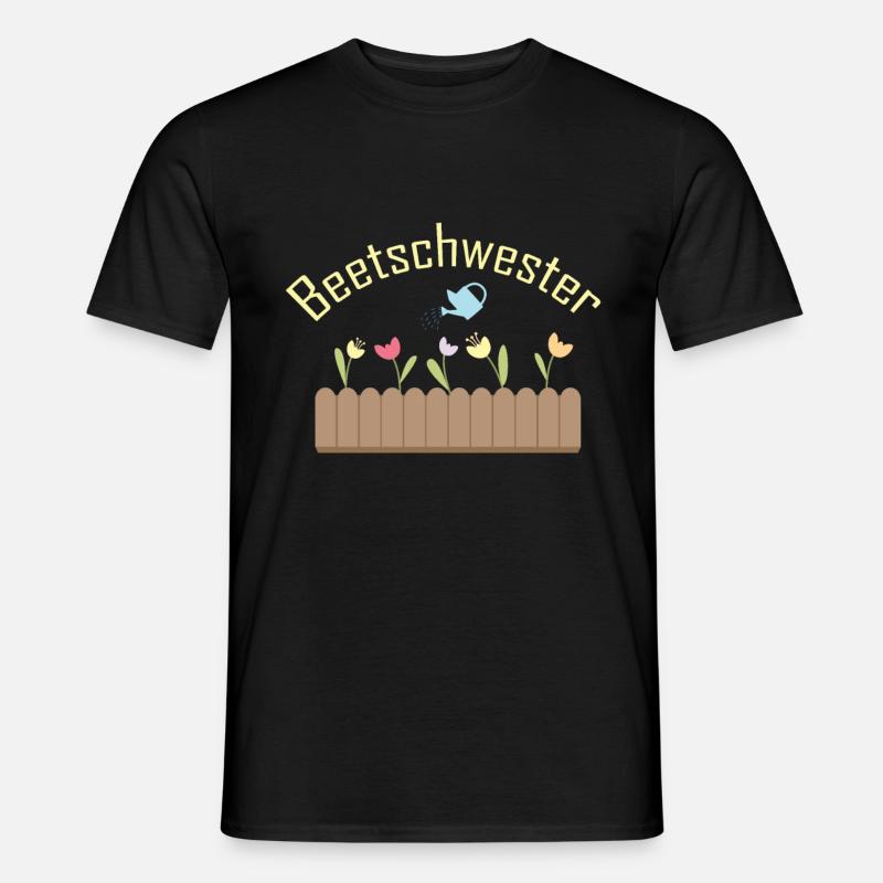 Beetschwester - Männer T-Shirt - Schwarz