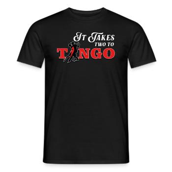 Tango, Tango Tänzer - Männer T-Shirt - Schwarz - Vorne - AI Model Male 178 light (178cm)