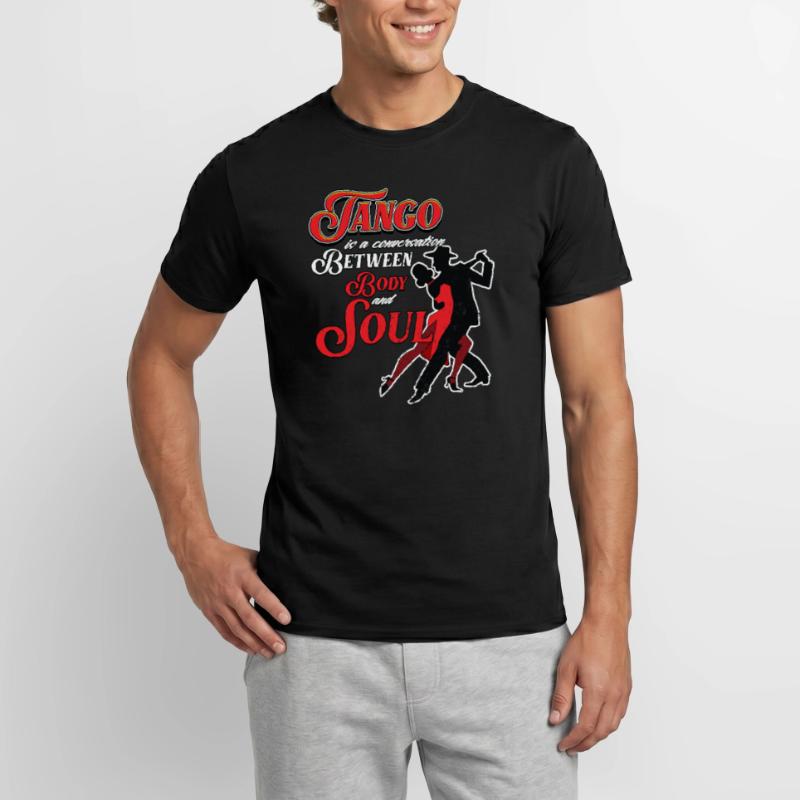 Tango, danseurs de tango T-shirt homme