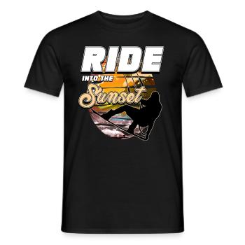 Kitesurf, kitesurf - T-shirt homme - noir - Devant - AI Model Male 178 light (178cm)