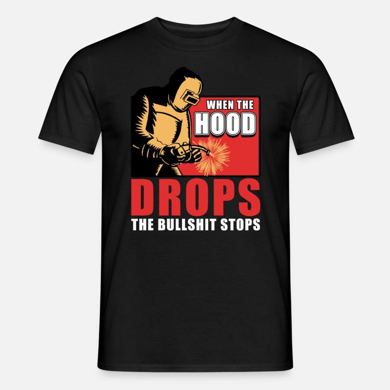Schweissen - Männer T-Shirt - Schwarz