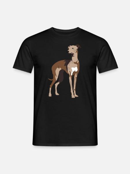 Greyhound, galgo, greyhounds - Men's T-Shirt - black
