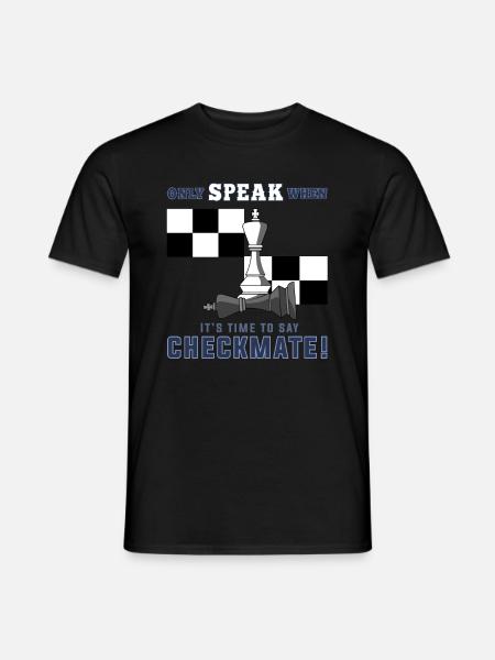 Chess, chess checkmate, chess pawns - Men's T-Shirt - black