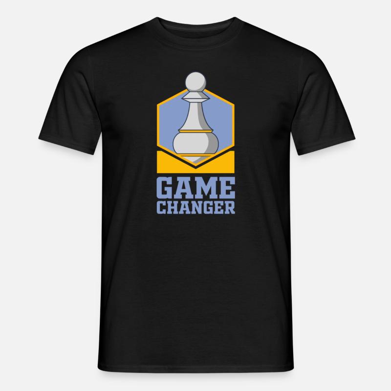Schach, Schach Chess, Schach Schachmatt - Männer T-Shirt - Schwarz