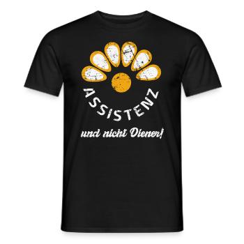 Social Work Assistance Curative Education Nurse - Men's T-Shirt - black - Front - AI Model Male 178 light (178cm)
