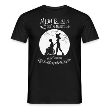 Heilerziehungspfleger HEP Halloween soziale Berufe - Männer T-Shirt - Schwarz - Vorne - AI Model Male 178 light (178cm)