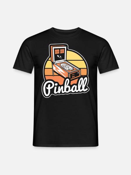Pinball Shirt Retro Classic Pinball Cadeaux pour hommes - T-shirt homme - noir