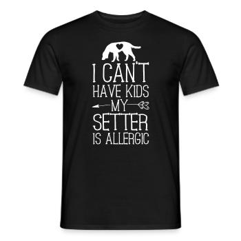 Setter Mama Geschenk Lustige Hund Mama Shirts können nicht haben - Männer T-Shirt - Schwarz - Vorne - AI Model Male 178 light (178cm)