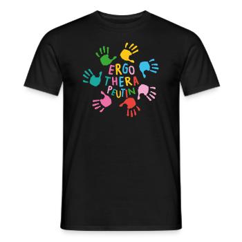 Occupational Therapy OT Therapist - Men's T-Shirt - black - Front - AI Model Male 178 light (178cm)