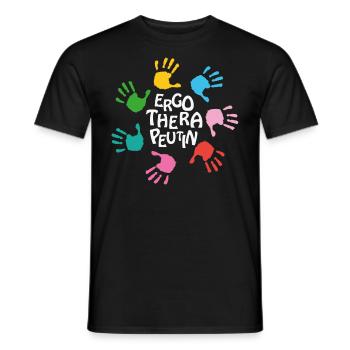 Occupational Therapy OT Therapist - Men's T-Shirt - black - Front - AI Model Male 178 light (178cm)