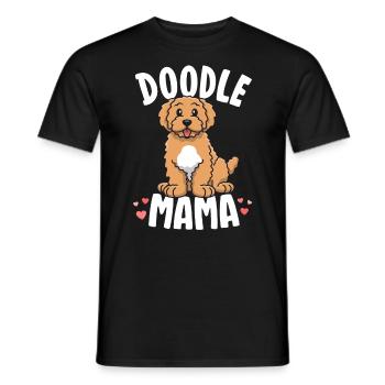 Doodle Mama Chemises pour femmes Propriétaire de Goldendoodle - T-shirt homme - noir - Devant - AI Model Male 178 light (178cm)