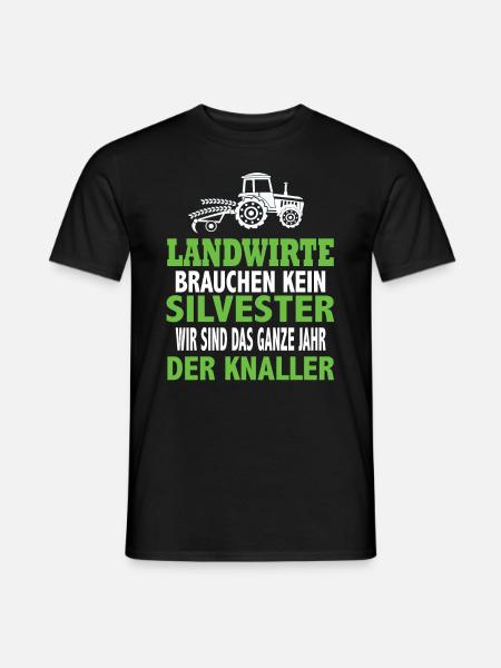 Landwirtschaft Landwirte Bauern Bauernkind Traktor - Männer T-Shirt - Schwarz