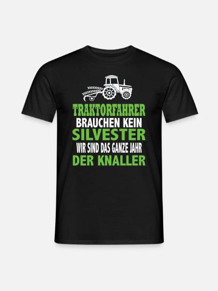 Traktor Trekker Landwirtschaft Landwirte Bauern - Männer T-Shirt - Schwarz