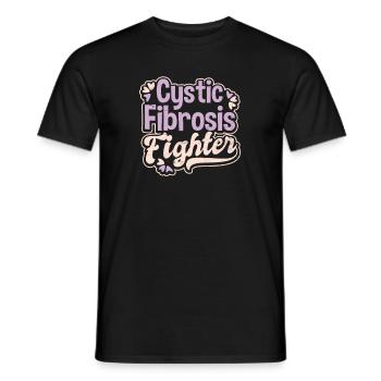 Cadeau de combattant de la fibrose kystique - T-shirt homme - noir - Devant - AI Model Male 178 light (178cm)