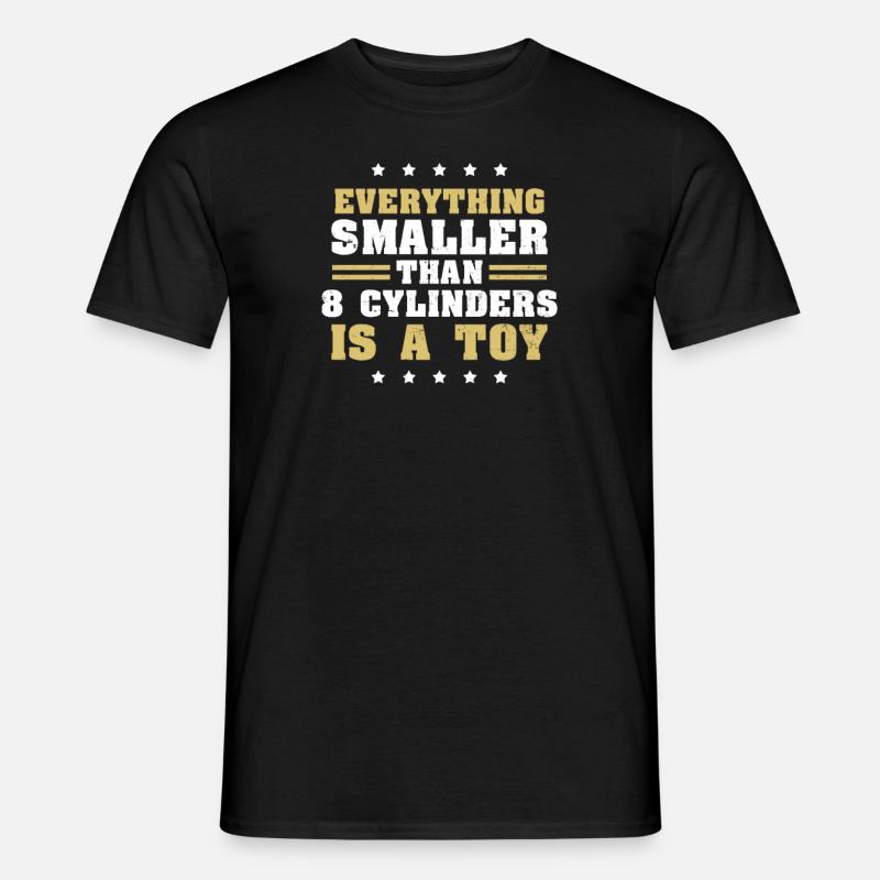 V8 Motor ist ein Spielzeuggeschenk - Männer T-Shirt - Schwarz