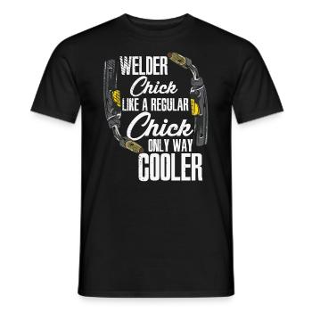 Schweißen Schweißer MIG Wig Schweißen Frauen - Männer T-Shirt - Schwarz - Vorne - AI Model Male 178 light (178cm)