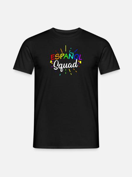 Spanish Teacher Español Squad Gift - Men's T-Shirt - black