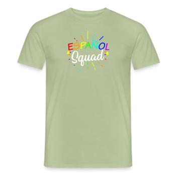 Spanish Teacher Español Squad Gift - Men's T-Shirt - sage - Front - AI Model Male 178 light (178cm)