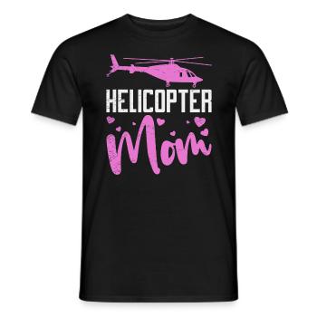 Helikopter Mama Kinder Mutter Eltern - Männer T-Shirt - Schwarz - Vorne - AI Model Male 178 light (178cm)