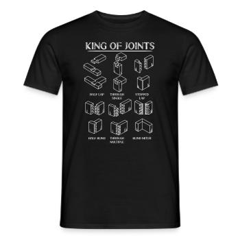 Kreissäge Baumarkt Tischler Werkzeug Schreiner - Männer T-Shirt - Schwarz - Vorne - AI Model Male 178 light (178cm)