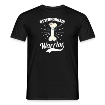 Osteoporose Bewusstsein Osteoporose Krieger - Männer T-Shirt - Schwarz - Vorne - AI Model Male 178 light (178cm)