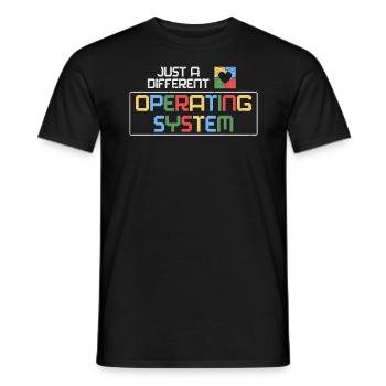 Autism Awareness Neurodiversity Autistic - Men's T-Shirt - black - Front - AI Model Male 178 light (178cm)