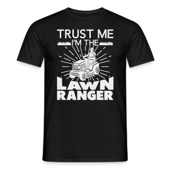 Rasenpfleger Rasentraktor Rasenmäher Balkenmäher - Männer T-Shirt - Schwarz - Vorne - AI Model Male 178 light (178cm)