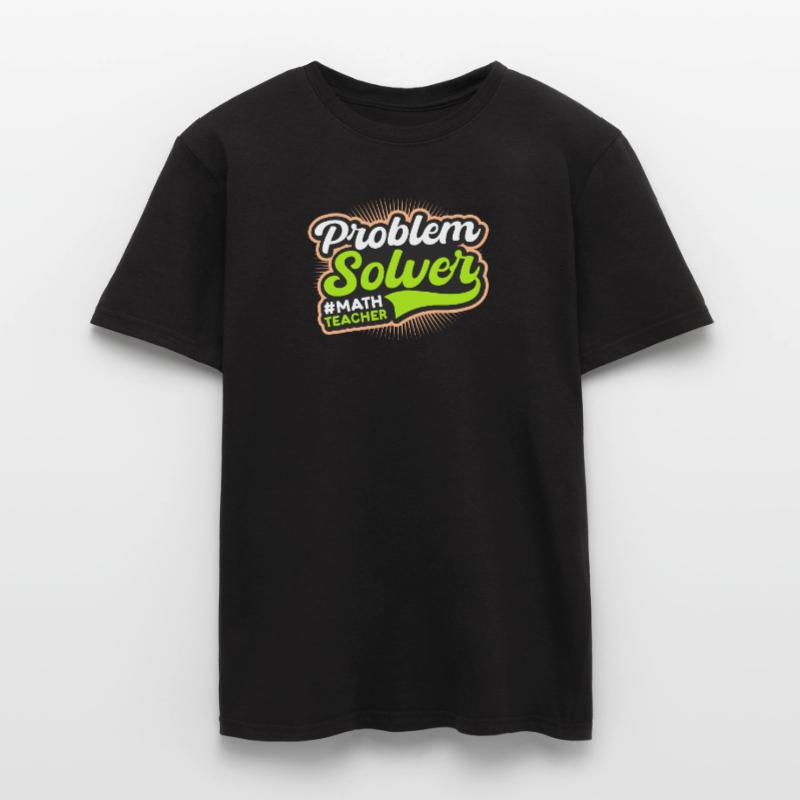 Math Teacher Problem Solver Men’s T-shirt