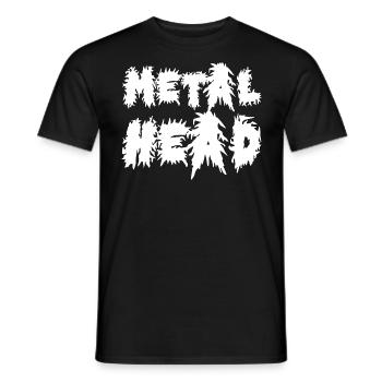 Metal Head - Musique Rock - T-shirt homme - noir - Devant - AI Model Male 178 light (178cm)